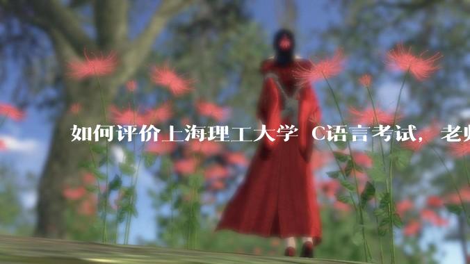 如何评价上海理工大学 C语言考试，老师不认识vscode 说是切屏***?