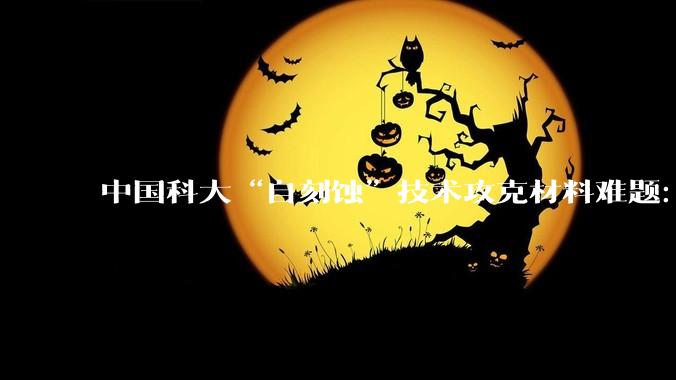 中国科大“自刻蚀”技术攻克材料难题：二维半导体加工获重大突破，实现原子级“马赛克”异质结可控构筑_结构_图案化_内应力