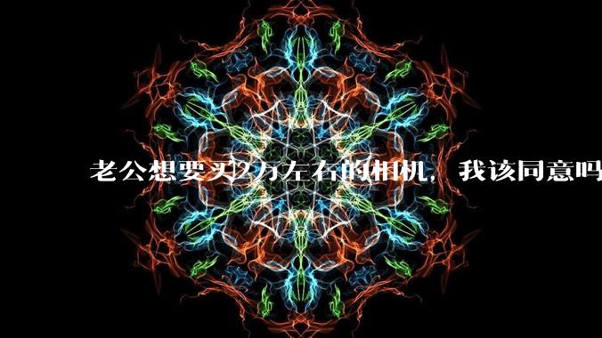 老公想要买2万左右的相机，我该同意吗？