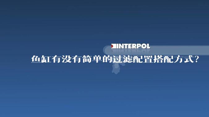 鱼缸有没有简单的过滤配置搭配方式？