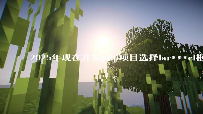 2025年现在开发php项目选择lar***el框架好还是thinkphp框架好？