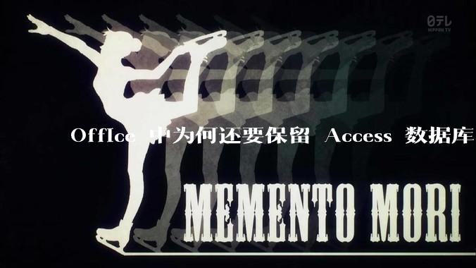Office 中为何还要保留 Access 数据库?