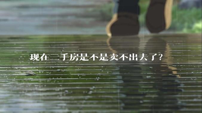 现在二手房是不是卖不出去了？